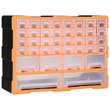 Vidaxl Organizator s 38 ladica 52 x 16 x 37,5 cm