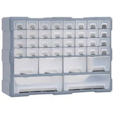 Vidaxl Organizator s 38 ladica 52 x 16 x 37,5 cm