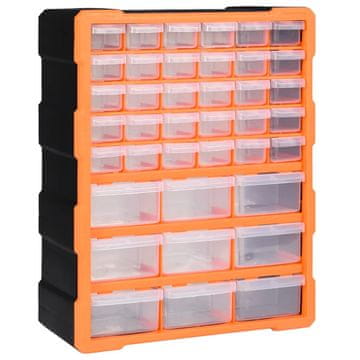 Vidaxl Organizator s 39 ladica, 38x16x47 cm