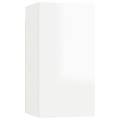 Vidaxl TV ormarić sjajni bijeli 30,5 x 30 x 60 cm konstruirano drvo