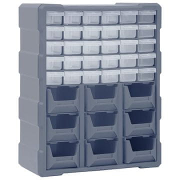 Vidaxl Organizator s 39 ladica, 38x16x47 cm