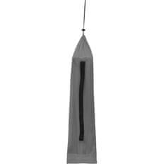 Vidaxl Krevet za kampiranje 180 x 60 x 19 cm od tkanine i čelika sivi