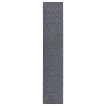 Vidaxl Tepih koji upija prljavštinu 100 x 500 cm sivi