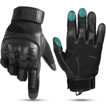 Netscroll Taktičke zaštitne rukavice, protiv udaraca i hladnoće, touchscreen kompatibilne, protuklizne rukavice za rad, za motor, bicikl, rad i outdoor aktivnosti, ProtectiveGloves