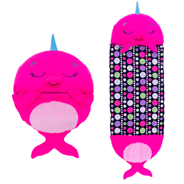 Happy Nappers vreća za spavanje Sleepy Pink narwhal Nelli 135 cm