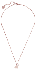 Proud MaMa Steel ogrlica sa privjeskom u obliku srca, ružičasto zlato