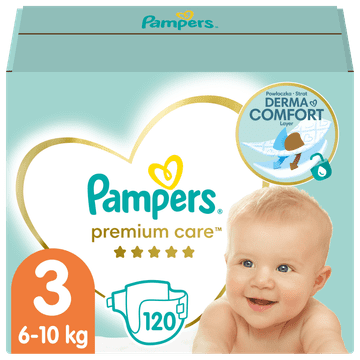 Pampers Premium Care pelene, vel. 3, 6 kg-10 kg, 120/1