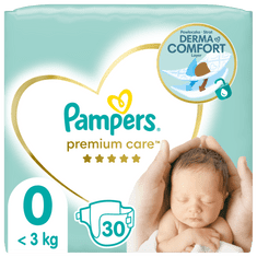 Pampers pelene Premium Care 0 Newborn, 30 kom