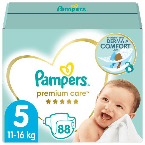 Pampers Premium Care pelene, vel. 5, 11 kg-16 kg, 88 komada