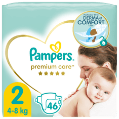 Pampers Premium Care pelene, vel. 2, 4-8 kg, 46 komada