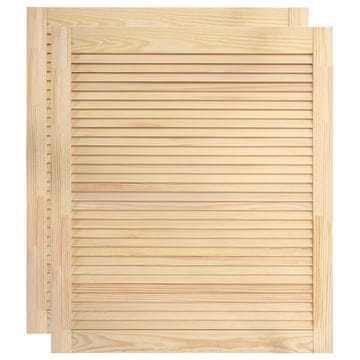 Vidaxl Vrata za ormarić rešetkasti dizajn 2 kom 69 x 59,4 cm borovina