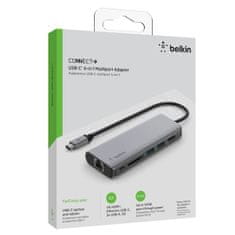 Belkin priključna stanica, 6 u 1, USB-C (AVC008btSGY)