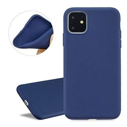 maskica za iPhone 13 Pro Max, silikonska, mat plava