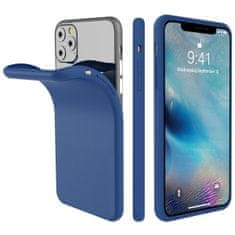 maskica za iPhone 13 Pro Max, silikonska, mat plava