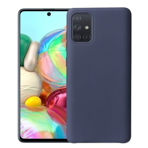 maskica za Xiaomi Redmi Note 10 5G, silikonska, mat plava