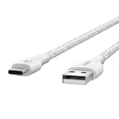 Belkin kabel, USB-C, USB-A, brzo punjenje, bijeli (F2CU069bt04-WHT)