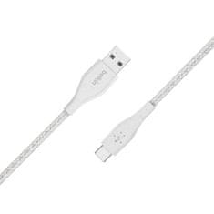 Belkin kabel, USB-C, USB-A, brzo punjenje, bijeli (F2CU069bt04-WHT)