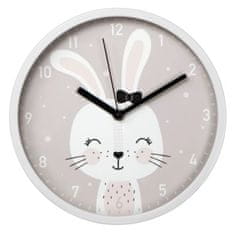 Hama Lovely Bunny zidni sat, promjera 25 cm, tihi rad