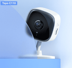 TP-Link Tapo C110 nadzorna kamera, noćna/dnevna, FHD, Wi-Fi, bijela