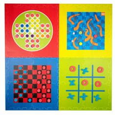 Lean-toys 100-dijelni set puzzle kockica pjenasto igralište 1,44m2