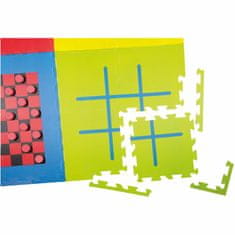 Lean-toys 100-dijelni set puzzle kockica pjenasto igralište 1,44m2