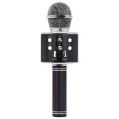 Manta MIC12-BK bežični mikrofon sa zvučnikom, Bluetooth, USB, microSD, crni