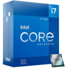 Intel Core i7-12700KF procesor, 3,6/5 GHz, 25MB, LGA1700, bez hladnjaka (BX8071512700KF)