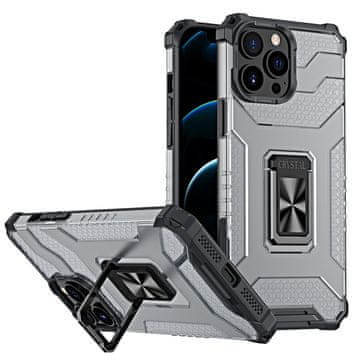 HURTEL Hurtel Crystal Ring maska za iPhone 13 Pro Max, crna