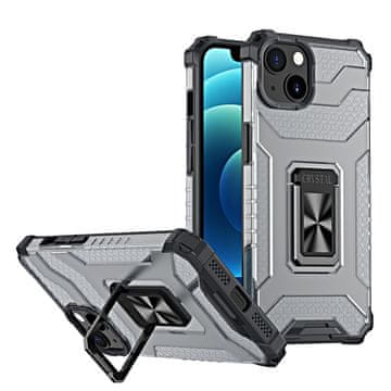 Crystal Futrola Crystal Ring Case Kickstand za iPhone 12 mini (crna)
