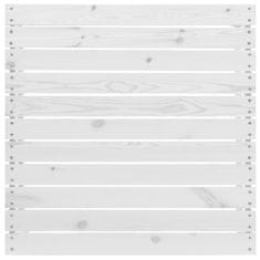 Vidaxl 3-dijelna vrtna garnitura od masivne borovine bijela