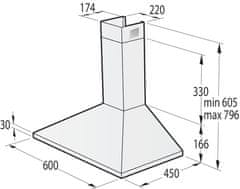 Gorenje WHC629E4X kuhinjska napa