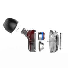 KZ ZSE hybrid HiFi slušalice, crno