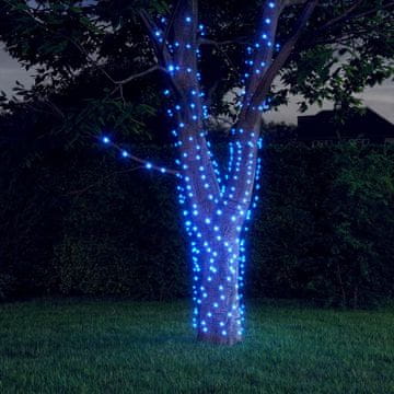 Vidaxl Solarna dekorativna svjetla, 5 kom, 5x200 LED dioda, plava