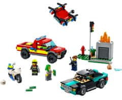 LEGO City 60319 Vatrogasci i policijski progon