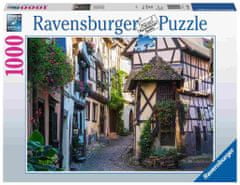 Ravensburger Ulice u gradu Egnisheimu u Alzasu slagalica, 1000 dijelova