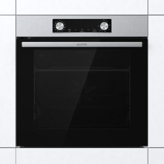 Gorenje BPS6737E03X ugradbena pećnica, pirolitička, na paru