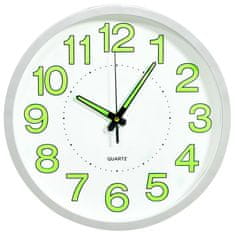 Vidaxl 325167 Luminous Wall Clock White 30 cm
