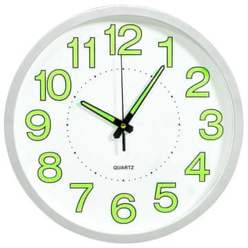 Vidaxl 325167 Luminous Wall Clock White 30 cm
