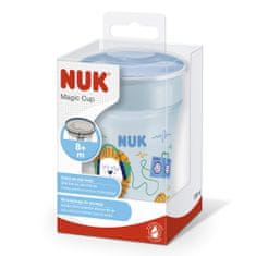 Nuk Magic Cup bočica s poklopcem, 230ml, plava
