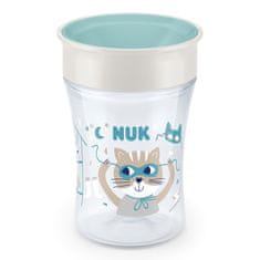 Nuk Magic Cup bočica s poklopcem, 230ml, bijela