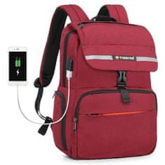 Tigernu T-B3900 15.6 ruksak za prijenosno računalo, crvena