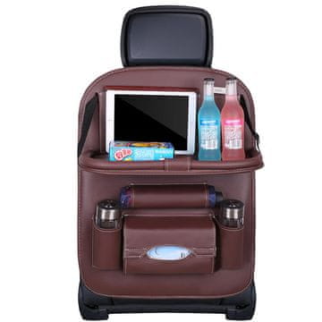 MG Car Seat organizator za autosjedalo, smeda