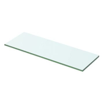 Vidaxl Prozirna staklena ploča 50x12 cm