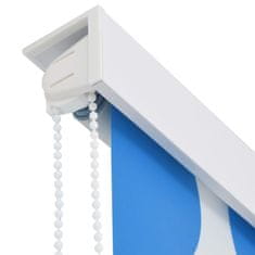 Vidaxl Roleta za tuš 140 x 240 cm s uzorkom krugova