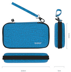 Orico PH-D1 zaštitna torbica za 6,35 cm (2.5") HDD/SDD, plava (PH-D1-V1-BL-BP)