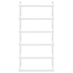 Vidaxl Stalak za ručnike bijeli 24 x 12 x 48 cm čelični