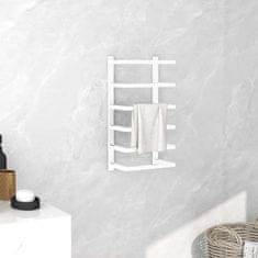 Vidaxl Stalak za ručnike bijeli 24 x 12 x 48 cm čelični