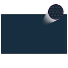 Vidaxl Plutajuća PE solarna folija 500x300 cm crno-plava