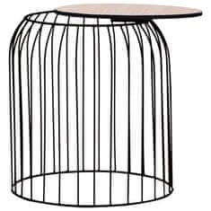 Vidaxl Stolići za kavu 3 kom crni