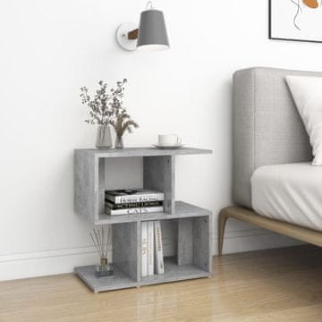 Vidaxl Noćni ormarići, set od 2, betonsko siva, 50x30x51,5 cm